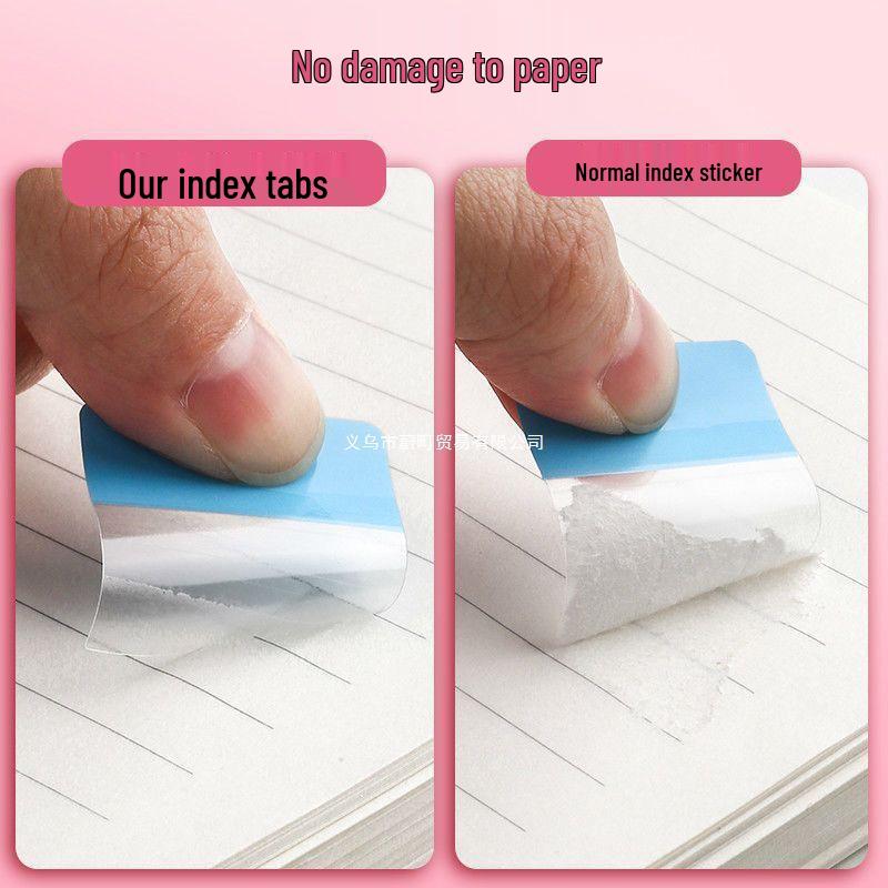 Writable Index Tabs for Student Notebooks - Sticky Note Strips for Classification & Marking