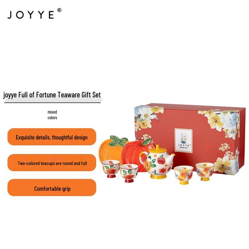 JOYYE Fortune Garden Ceramic Tea Set