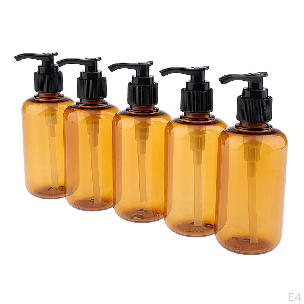 200ml Liquid Travel Bottle Makeup Container with Push Caps