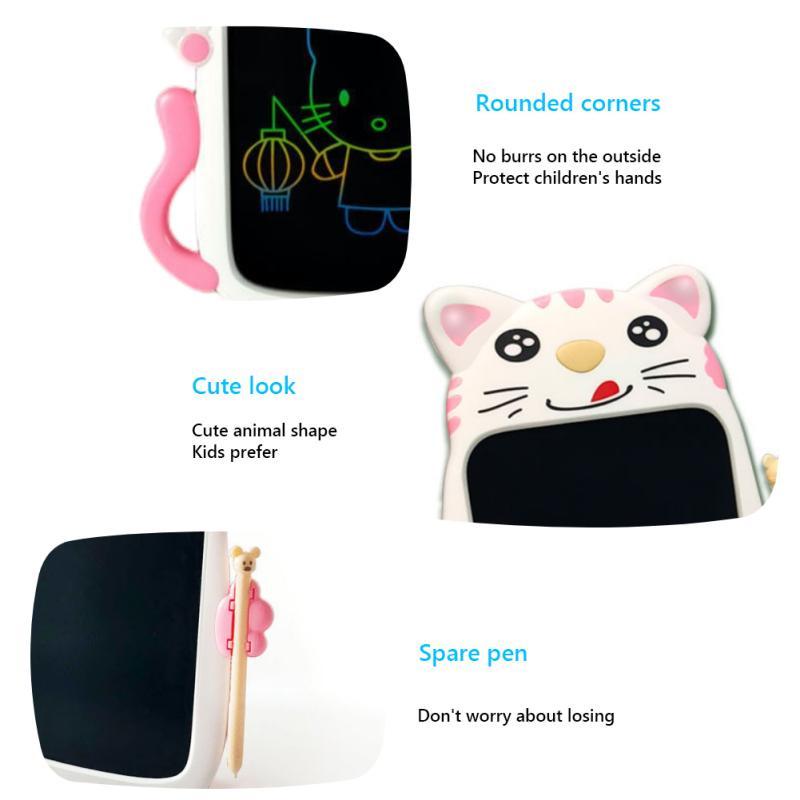 Cartoon Cat Lcd Writing Tablet For Kids