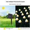 LED Solar Pilz Lichterkette - Outdoor Hof Feiertagsdekoration