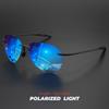 Ultra lehké 12g TR90 Bezrámové Polarizační Pilotky - Flexibilní & Pohodlné Unisex pro Řízení, Rybaření, Venkovní