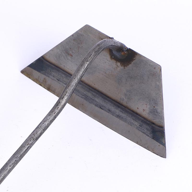 Zahradní motyka s dřevěnou rukojetí pro sázení a pletí - Ideální pro farmáře a venkovní použití