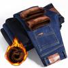 Warme Jeans für Herren, Winter-Stretch-Jeans