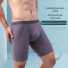 Men's Ice Silk Mesh Breathable Boxer Briefs - Anti-Chafing Four-Corner Shorts for Running