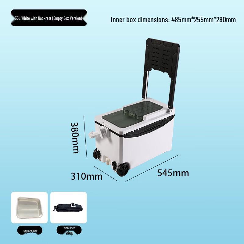 Wingning 35L Multifunktionale Isolierte Angelbox mit Rutenhalter