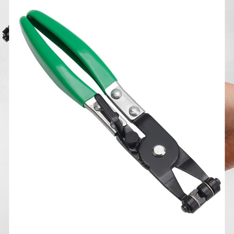 Hose Clamp Plier Auto Hose Locking Tool Swivels Flat Band for Removal Installation of Rings Type Hose Clamps Repair Tool