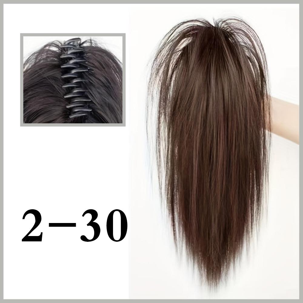 MISSQUEEN Sintetico Nero Mezza Coda di Cavallo Cascata Coda di Cavallo Artiglio Dei Capelli Clip Parrucchino Per Capelli Coda di Cavallo per Le Donne Uso Del Partito