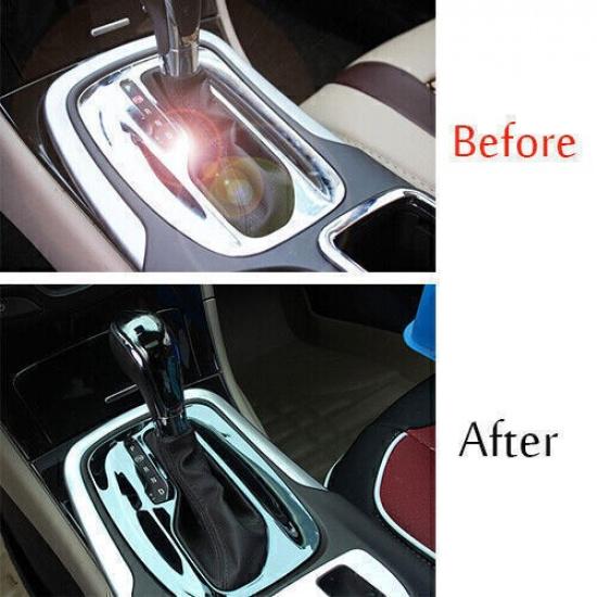 For Buick Regal 2009-2017 Black Steel Middle Console Gear Shift Panel Trim 1PCS