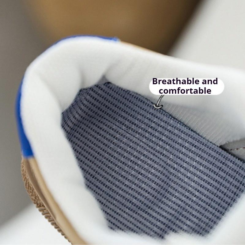 Children's Non-slip Sports Shoes Boys' All-match Sneakers Girls' Soft-soled German Training Shoes