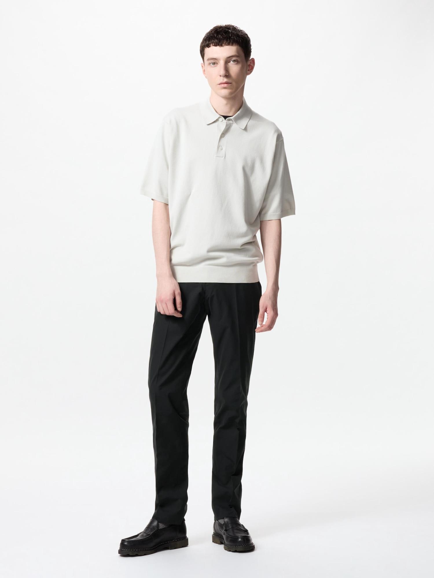 

Uniqlo Japan Impressive Pants Cotton Like 09 BLACK/76