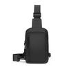 New casual men's breast bag versatile simple outdoor sports messenger bag niche casual mobile phone change shoulder bag
