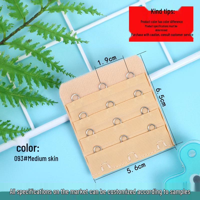 Bra Extension Buckle: 4 Rows, 3 or 4 Buckle Options, Stainless Steel, Large Size Adjustable Extender.