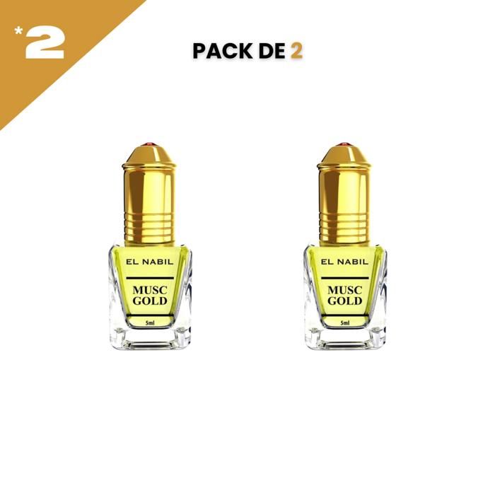 El Nabil Musc Gold Parfum Concentré Sans Alcool 2*5ml