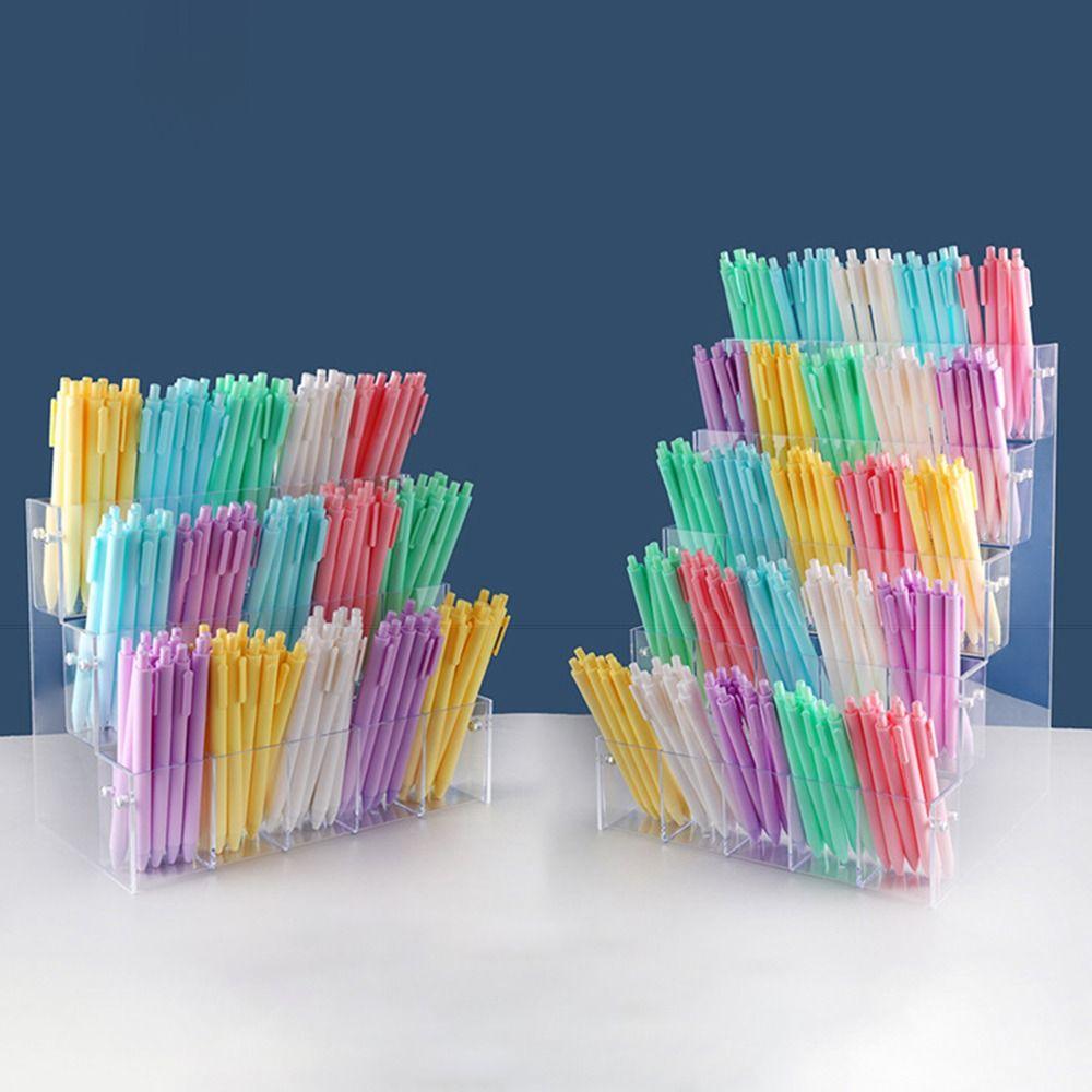 2/3/4/5/6 Layer Mark Pen Holder Transparent Makeup Brush Holder Desktop Ornaments