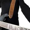 P Leathers Italian Leather Guitar Chestnut Perri's Ltd. Strap, 2-inch,