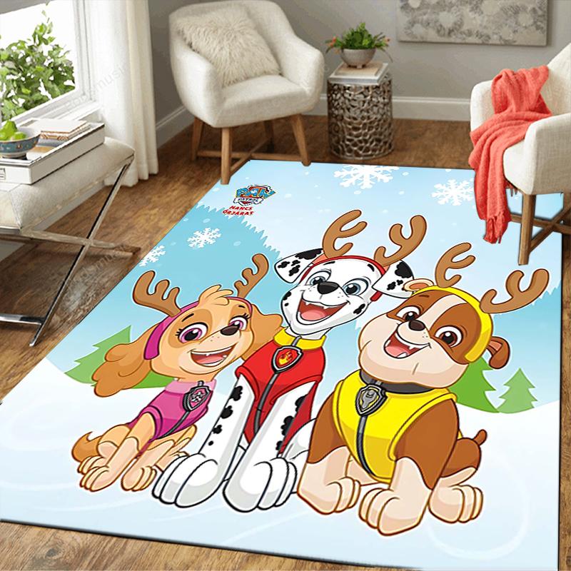 1Pc Christmas Night Rug Office Carpet Indoor Outdoor Doormat Nonslip Soft And Comfortable Living Room Christmas Halloween Gift D91859