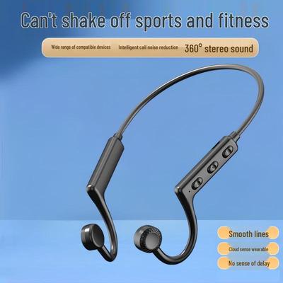 KS19 Waterproof Neckband Open-Ear Bluetooth Sports Headphones - Compatible with Most Devices