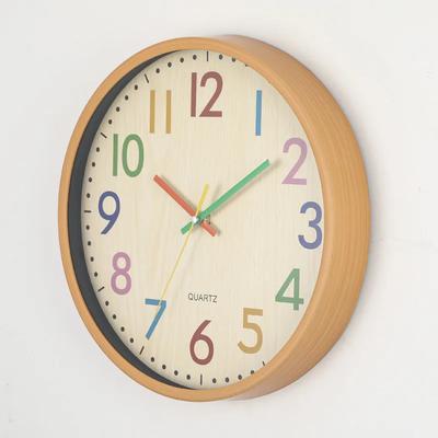 12 Inch Color Wall Clock Cartoon Bedroom Living Room Decoration Personality Creative Fashion Children's Room Foreign Trade Clock