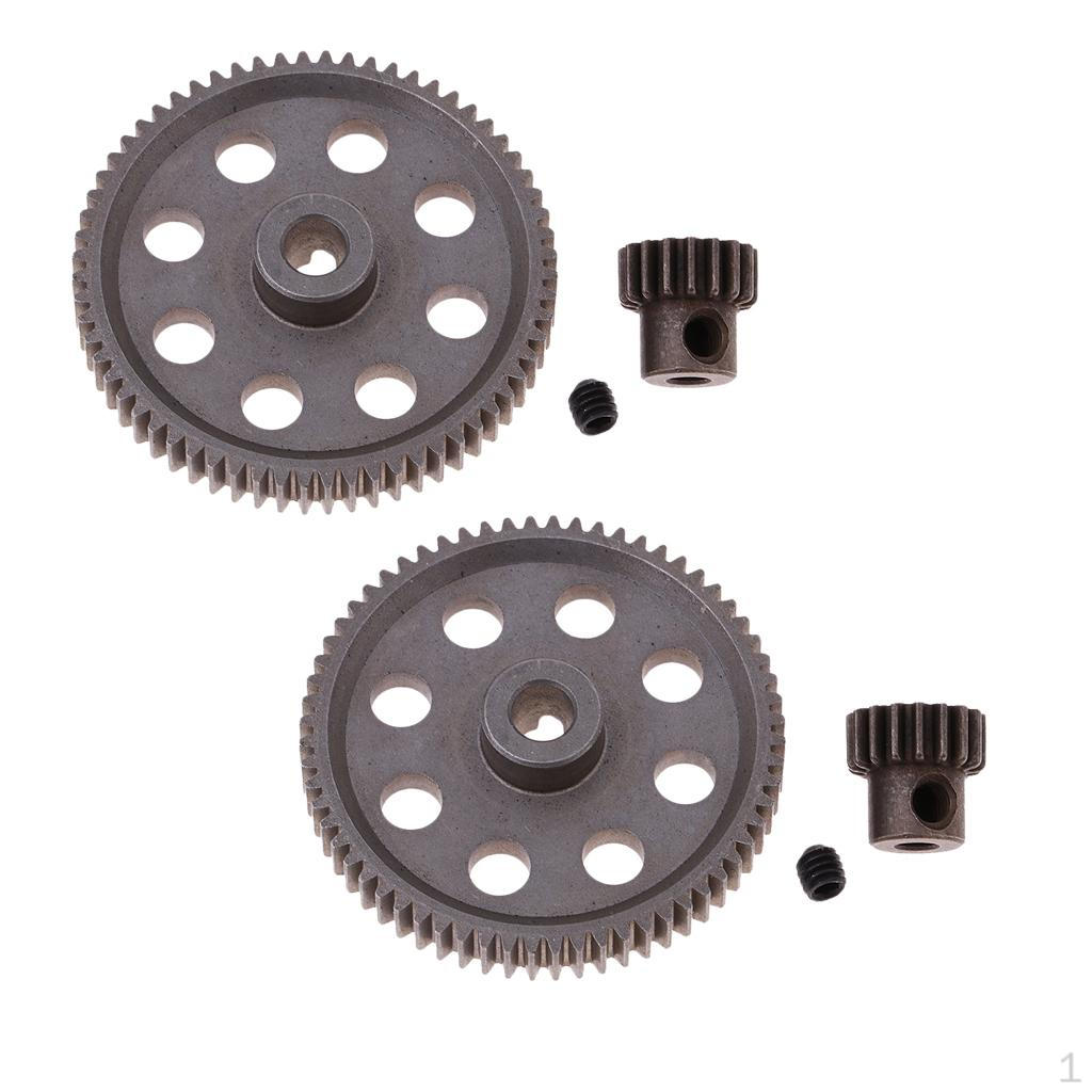 1:10 RC Car Models Body Parts 64T 17T Main Differential / gear for motor Set HSP 94111