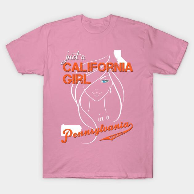 T Shirt Women California Pennsylvania Harajuku Print Kawaii Tshirt Summer Short Sleeve Female T-Shirt Top Tee