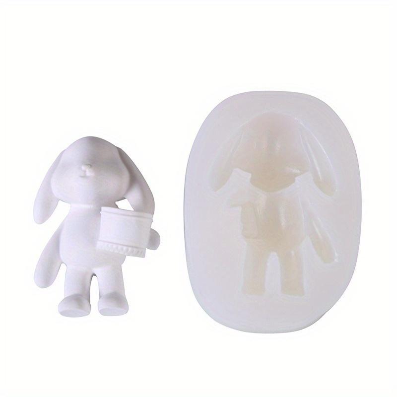 

3D Easter Bunny Silicone Mold for DIY Crafts Easy-Release Resin Casting Mould Home Decoration Rabbit Shaped 2026 New