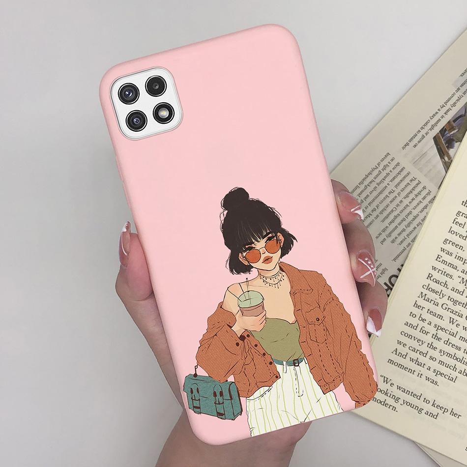For Samsung Galaxy A22 A22s F42 5G Case Cute Avocado Silicon Back Soft Phone Cover For Samsung A 22 A 22s F 42 5G Colorful Shell