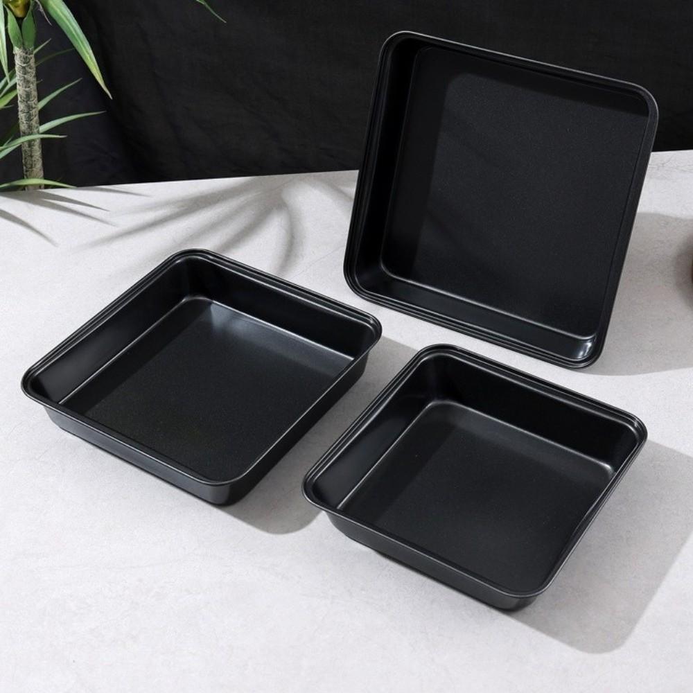 22cm 25cm 27cm Square Cake Pan Rust-resistant Lasagna Cooking Pan New Cake Baking Mold  Kitchen Use