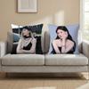 A-Actor Zhao Lusi ACTOR Cushion Cover Multi-Scene Pillow Cover for Home & Car - Reversible, Soft & Durable for Daily Use