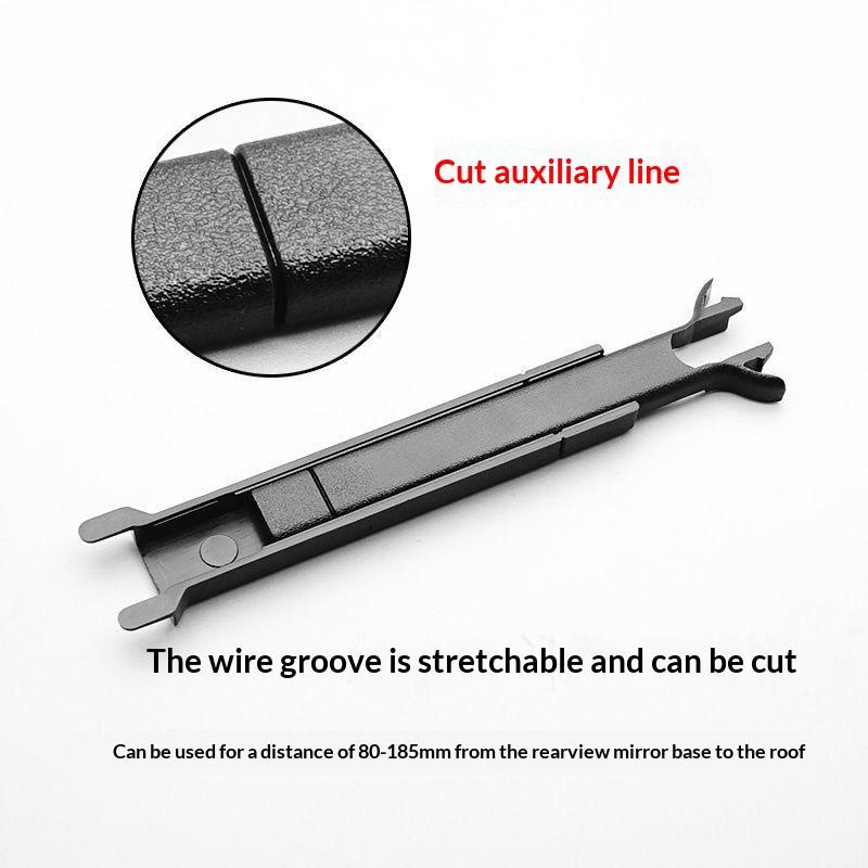 Plastic Wire Channel For Cars Automotive Cable Sleeve Car Wire Duct Dash Cam Installation Cable Management Organizer
