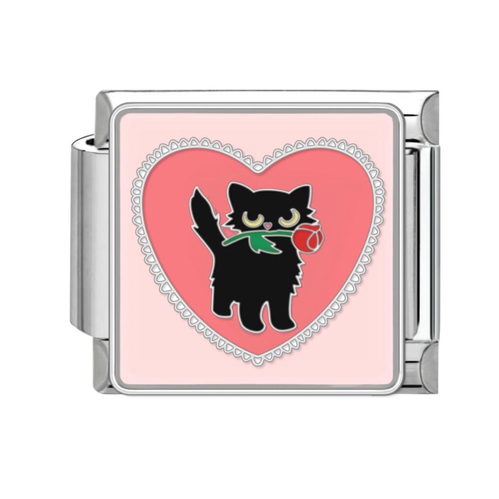Cute Animal Series Charm Italian Links Fit 9mm Bracelet Stainless Steel Charm Bracelet Link Colorful Module Bracelet Accessories