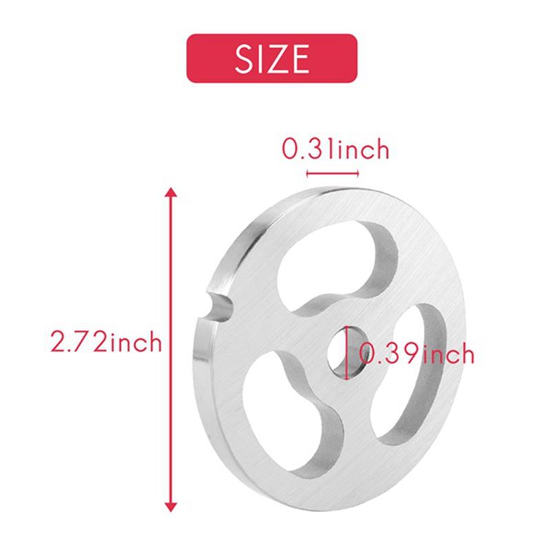 A96I-Ostrze Maszynki do Mięsa Płytka Mieląca Części Zamienne Akcesoria Do Miksera Kitchen Aid Typ 12 Nóż do Mięsa Mielenia Akcesoria