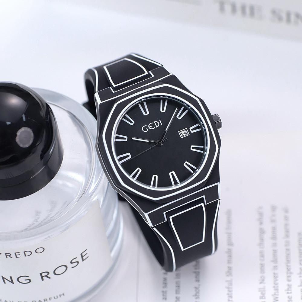 Minimalist Anime Style Student Watch With Luminous Dial And Date For Men And Women
