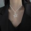 Female Trend Niche Net Red Ins Collarbone Chain Five-pointed Star Necklace Student Simple Temperament Cold Wind Necklace