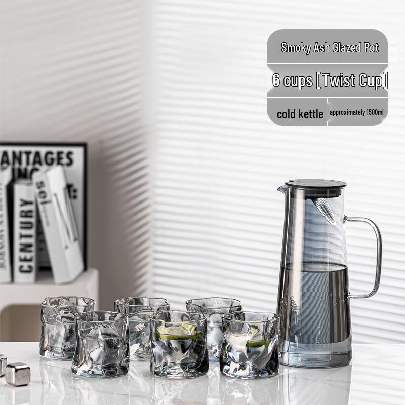 High Borosilicate Glass Water Pitcher Set