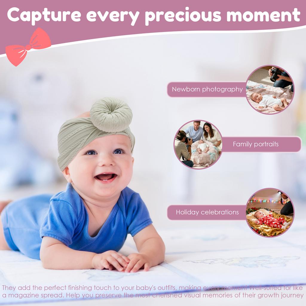 8-31Pcs Baby Girl Headbands Lot Bows Baby Headband Newborn Gift Elastic Hair Bands Children Turban Kids Infant Hair Accessories