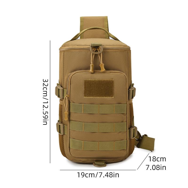 Tactical Climbing Chest Bag Men Hiking Camping Fishing Cycling Shoulder Crossbody Bag Sports Outdoor Travel Training Fanny Pack