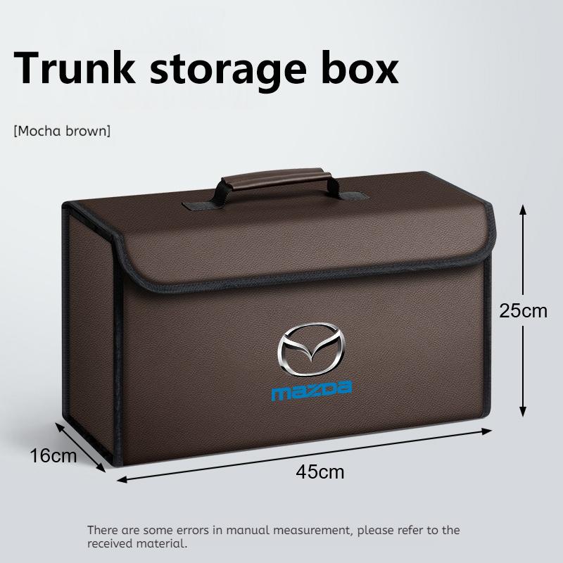 For Mazda 3 6 Alexa CX-30 CX-3 CX-5 CX-8 CX-9 2019 2020 2023 2025 Car Trunk Storage Box Foldable Stowing Tidying Bag Accessories