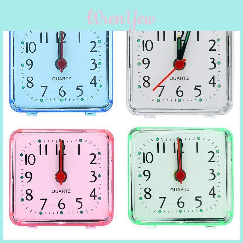 Modern Minimalist Bedroom Alarm Clock In Square Portable Design