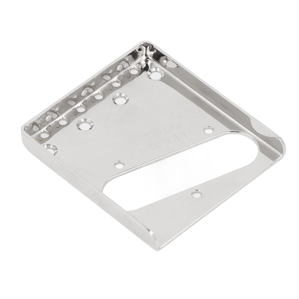 Electric Guitar Bridge Plate Stainless Steel Top Loading Guitar Bridge Plate for TL Cigar Box
