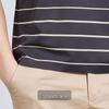 Antonio Men's Silk Blend Striped Polo Shirt