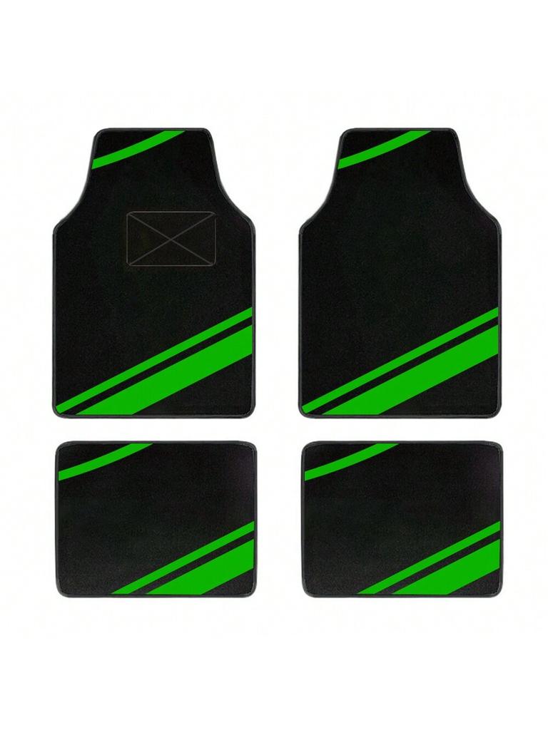 4 Stück Universelle Auto-Fußmatten Wasserdichte Teppiche Automobil-Innenraum Auto-Matten Komplettes Set Linkslenker