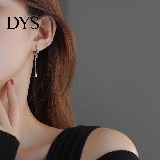 Banquet Earring 1Pc Women Water Drop-shaped Pendant Tassel Cubic Ladies Zirconia Dangle for Party Wedding Prom