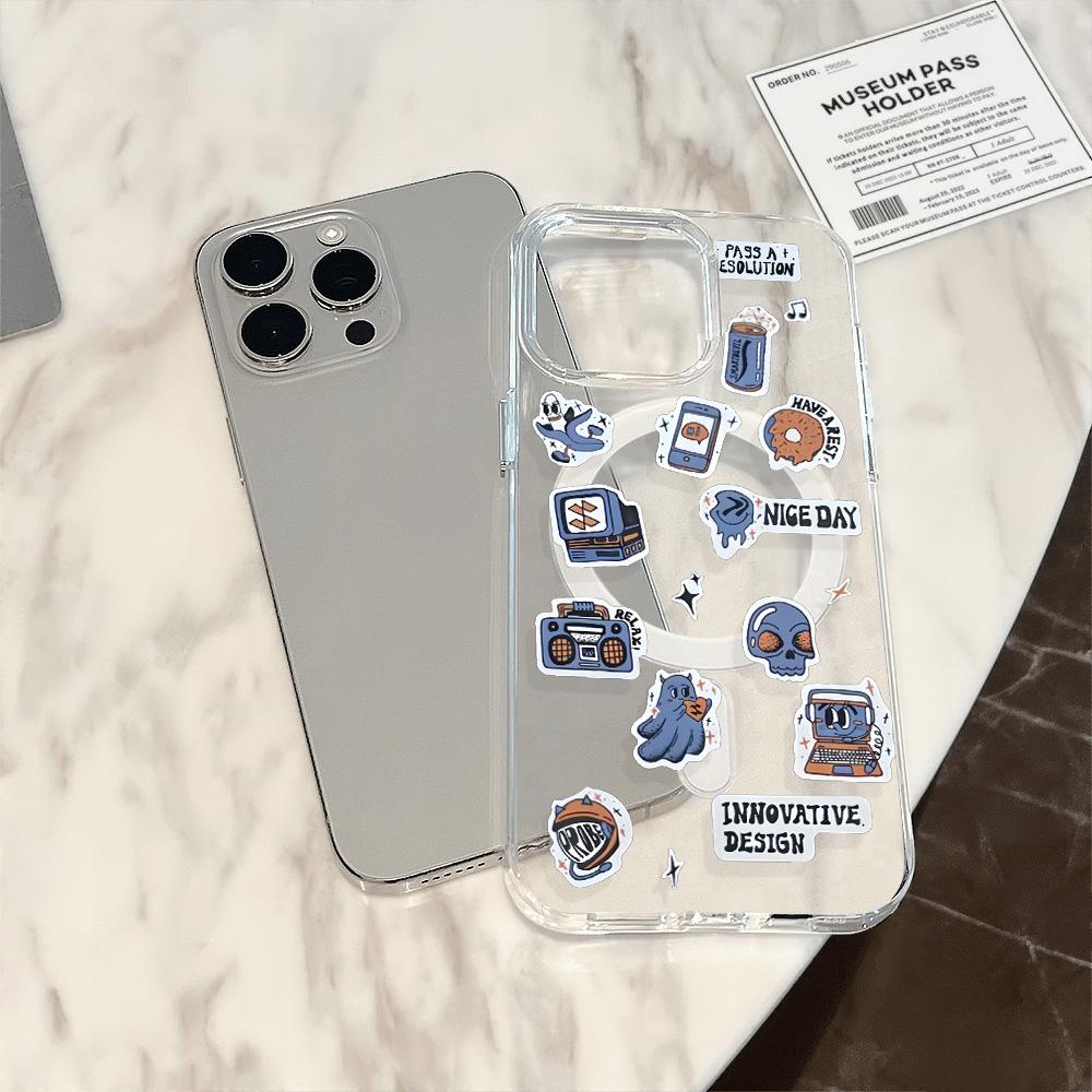 Magnetický kryt na telefon pro iPhone 11 12 13 iPhone 13 14 15 Pro 15 16 Pro Max Samsung A15 A16 A25 A26 A55 A56 S25 S24 S22 S23 Ultra S25 Edge