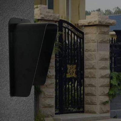 Housse d'extérieur imperméable Étui étanche Protection contre la pluie Protection Clavier de contrôle d'accès Sonnette Lecteur de carte Coque solaire