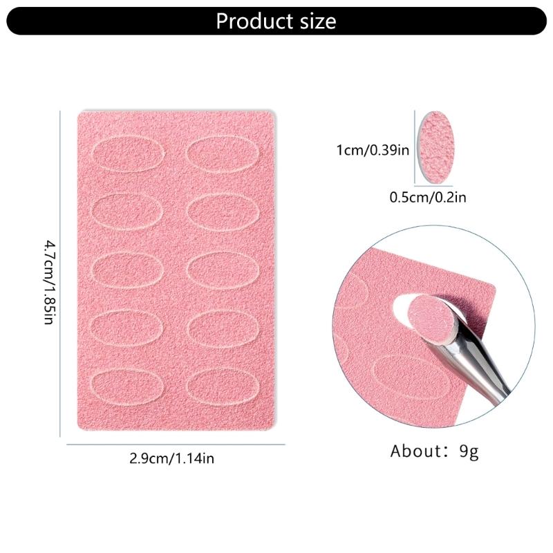 100/180/240 Count Nail File Sanding Discs Abrasive Material for Professional Manicurists and DIY Enthusiasts