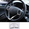 Car Styling Inner Detector Stick ABS Plastic Steering Wheel Interior Kit Trim Frame Stick 2PCs For Hyundai Tucson