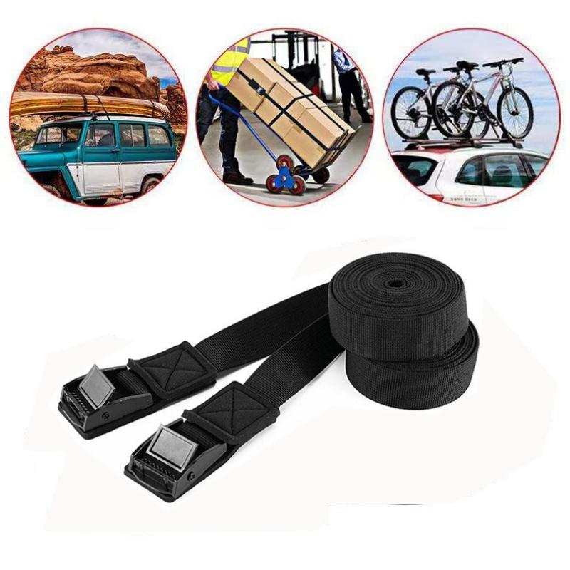 Car Roof Rack Kayak Cam Buckle Lashing Strap Luggage Strap Polyester Quick Release Lashing With Buckle