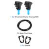 INFINAUTO Washer Nozzle Front Windshield with 2 Gaskets and 1.2m