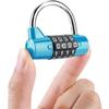 Resettable 4 Digit Combination Padlock, Gym Locker Lock, Resettable Heavy Duty Lock, 54mm/2.13" - RiRi
